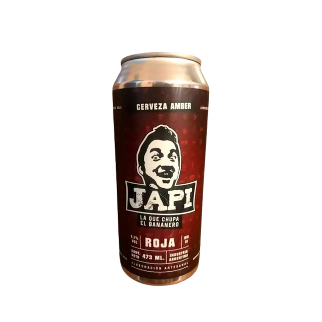Japi Premium ROJA El Bananero Nueva Lata 473ml